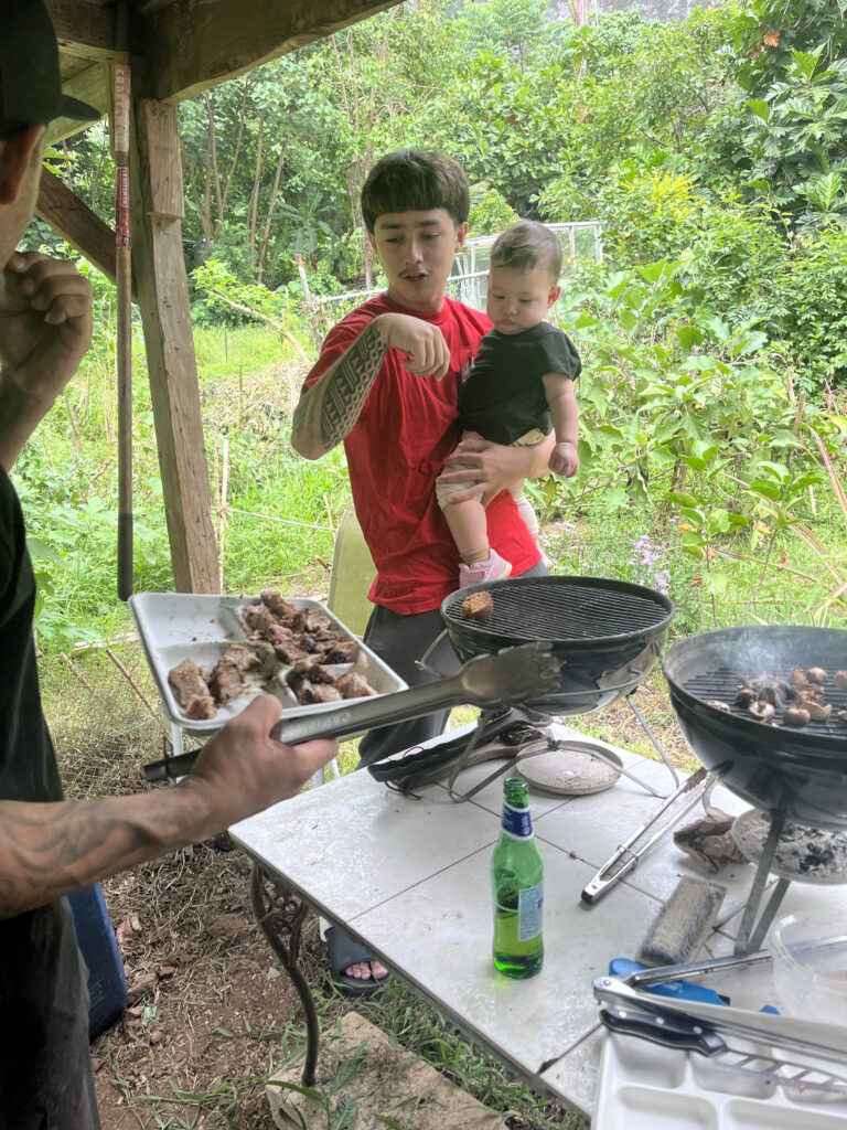Once kid-volunteer Zayden, now grown up and baby-sitting his little sister