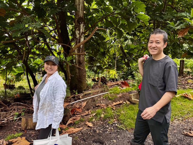 Chef Mimura and Ms. Saki from a popular restaurant, Taormina